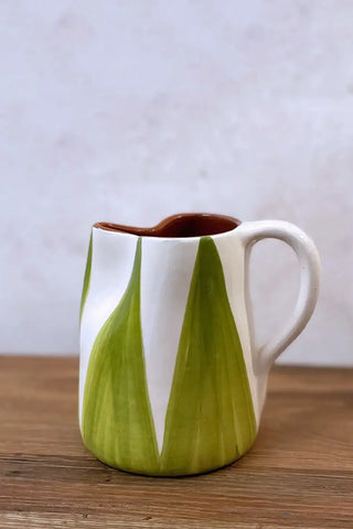 Jarra de cerámica Triángulos, 0.5 L - Lima