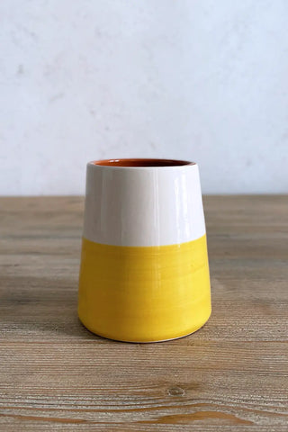 Jarrón artesanal Contraste, 13 cm - Sol