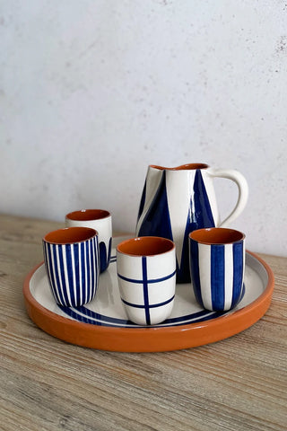 Juego de café artesanal - Navy