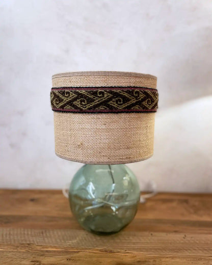 Handcrafted Lamp with Peruvian Fabric