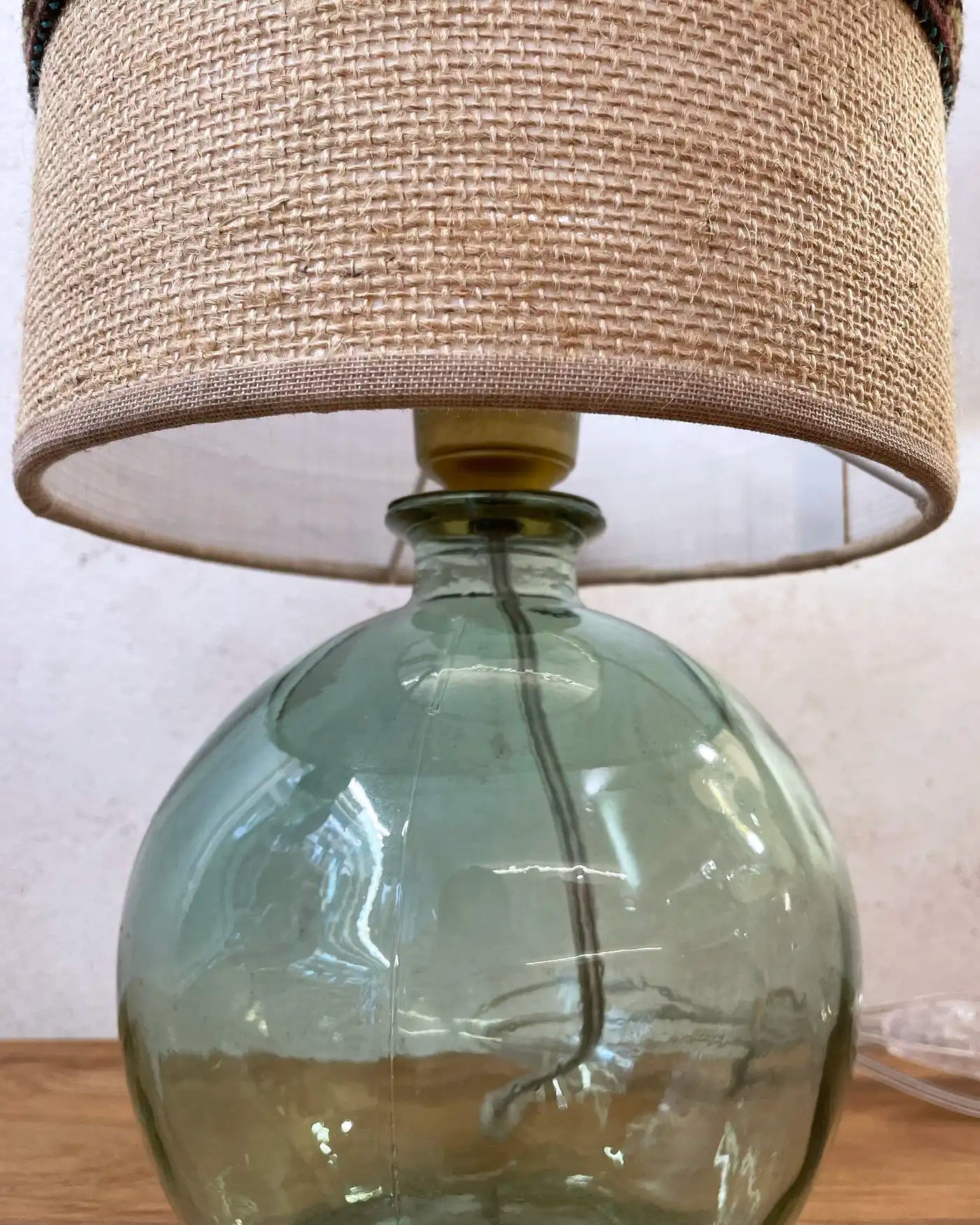 Handcrafted Lamp with Peruvian Fabric