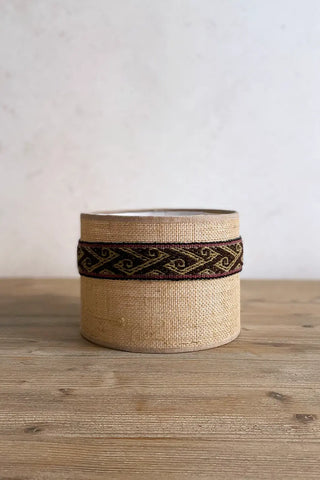 Pantalla para lámpara con tejido peruano, 20 cm