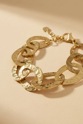 Pulsera dorada Olivia