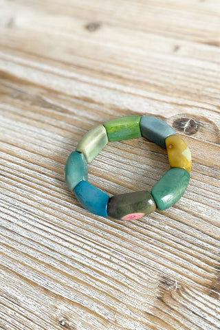 Pulsera de semillas de palmera