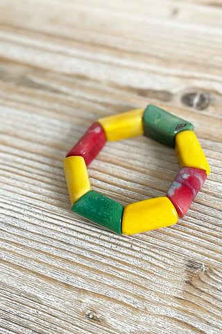 Pulsera de semillas de palmera