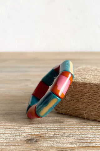 Pulsera de semillas de palmera
