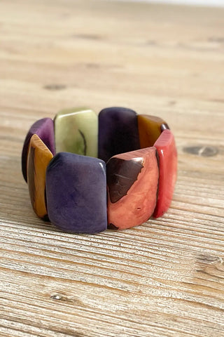 Pulsera de semillas de palmera