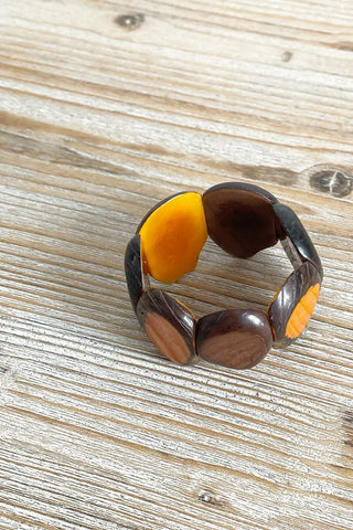 Pulsera de semillas de palmera