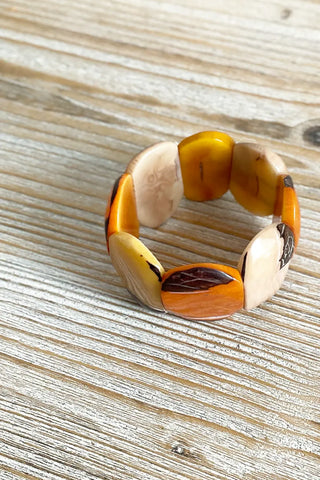 Pulsera de semillas de palmera