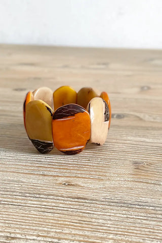 Pulsera de semillas de palmera
