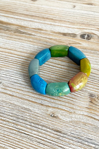 Pulsera de semillas de palmera