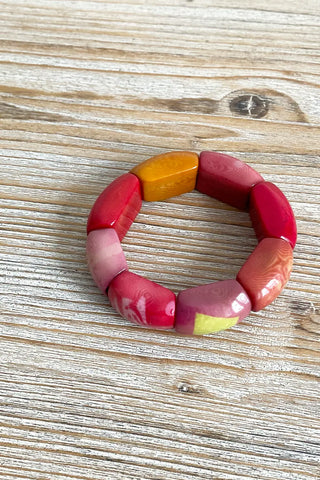 Pulsera de semillas de palmera