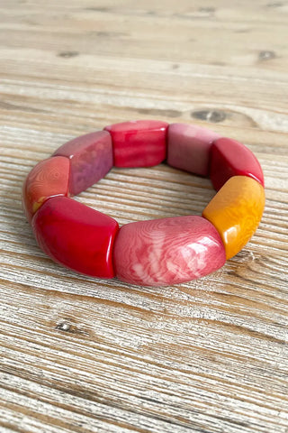 Pulsera de semillas de palmera