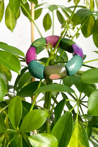 Pulsera de semillas de palmera