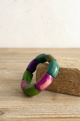 Pulsera de semillas de palmera