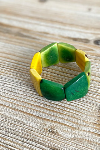 Pulsera de semillas de palmera