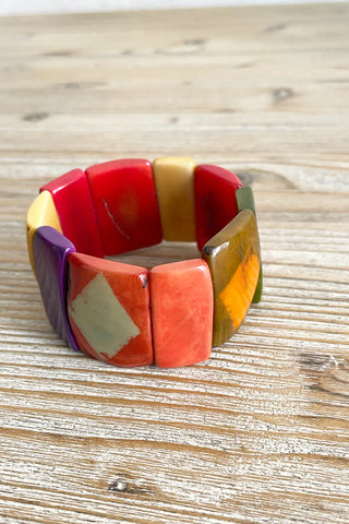 Pulsera de semillas de palmera