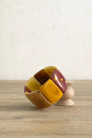 Pulsera de semillas de palmera