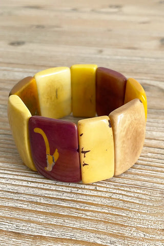 Pulsera de semillas de palmera
