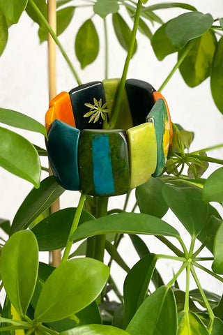 Pulsera de semillas de palmera