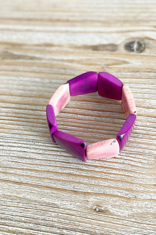 Pulsera de semillas de palmera