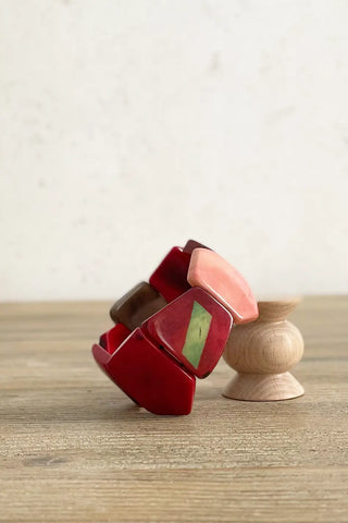 Pulsera de semillas de palmera