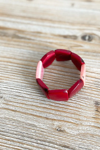 Pulsera de semillas de palmera