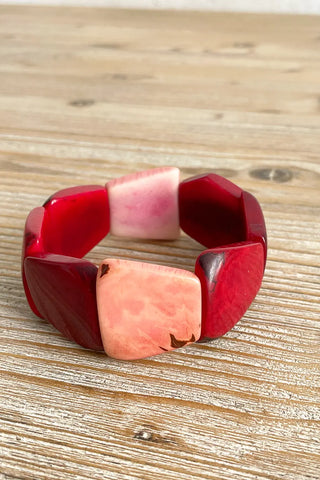 Pulsera de semillas de palmera