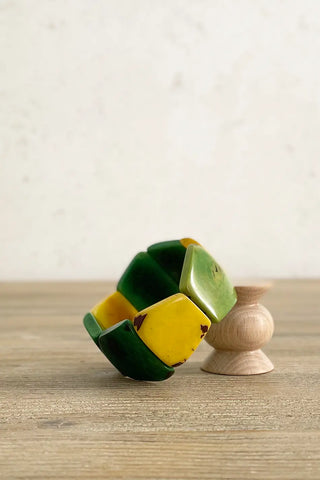 Pulsera de semillas de palmera
