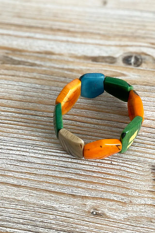 Pulsera de semillas de palmera