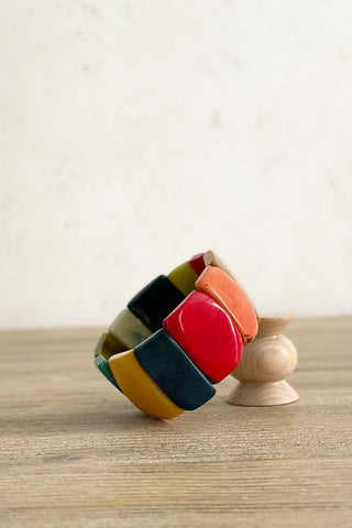 Pulsera de semillas de palmera