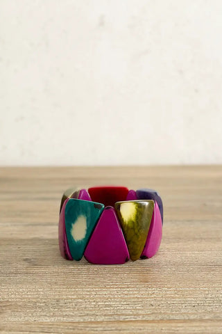 Pulsera de semillas de palmera