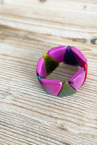 Pulsera de semillas de palmera