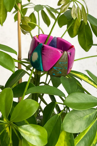 Pulsera de semillas de palmera