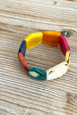 Pulsera de semillas de palmera