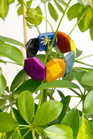 Pulsera de semillas de palmera