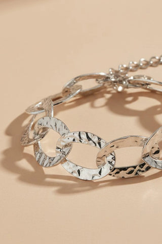 Pulsera plateada Olivia