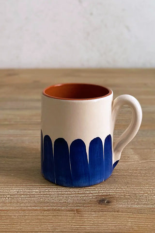 Taza artesanal mediana Dedos, colores diferentes
