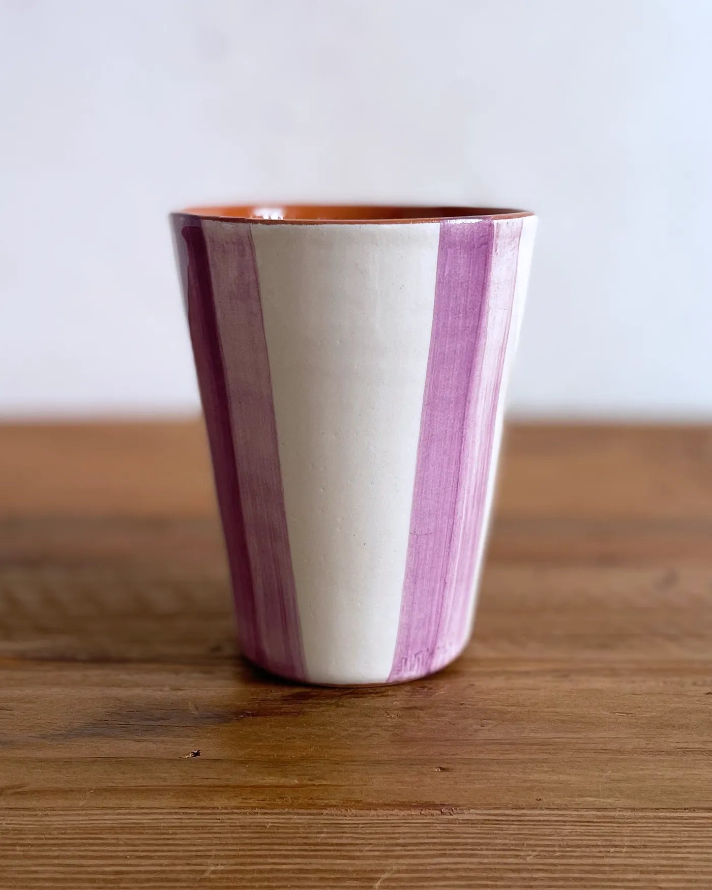 Set de Vasos de Cerámica Artesanal Lila, 4 uds.